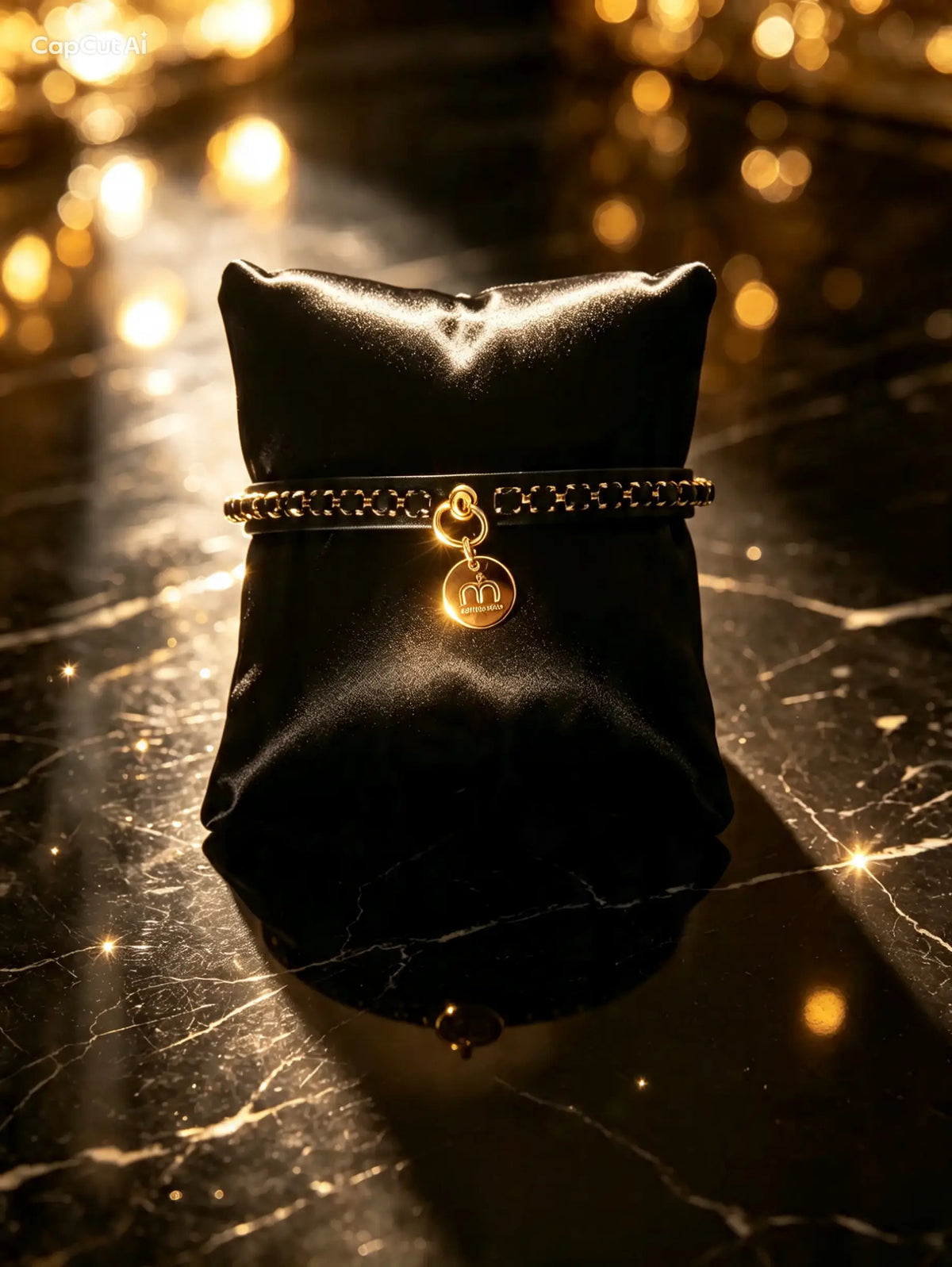 Collare Gioiello Black Jet / Gold