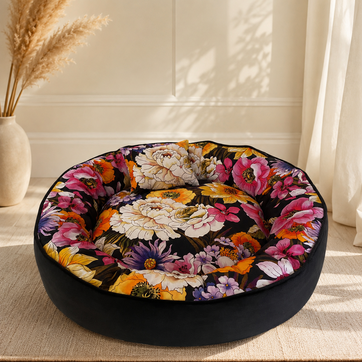cuccia nido secret garden black edition appogiata su pavimento